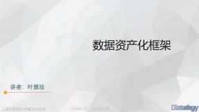 數據資產化框架