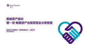 數據資產合規背景及分類管理