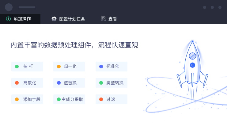 豌豆DM可視化數據挖掘平臺-靈活多樣的數據預處理